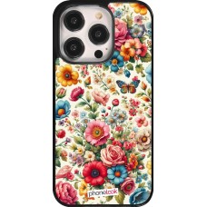 Coque iPhone 14 Pro - Spring 25 printemps fleuri
