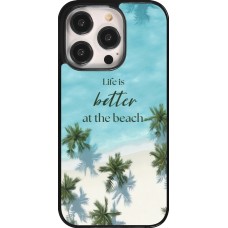 iPhone 14 Pro Case Hülle - Summer 2025 Life is better at the beach