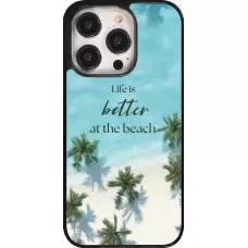 Coque iPhone 14 Pro - Summer 2025 Life is better at the beach