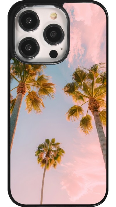 Coque iPhone 14 Pro - Summer 2025 Palmiers