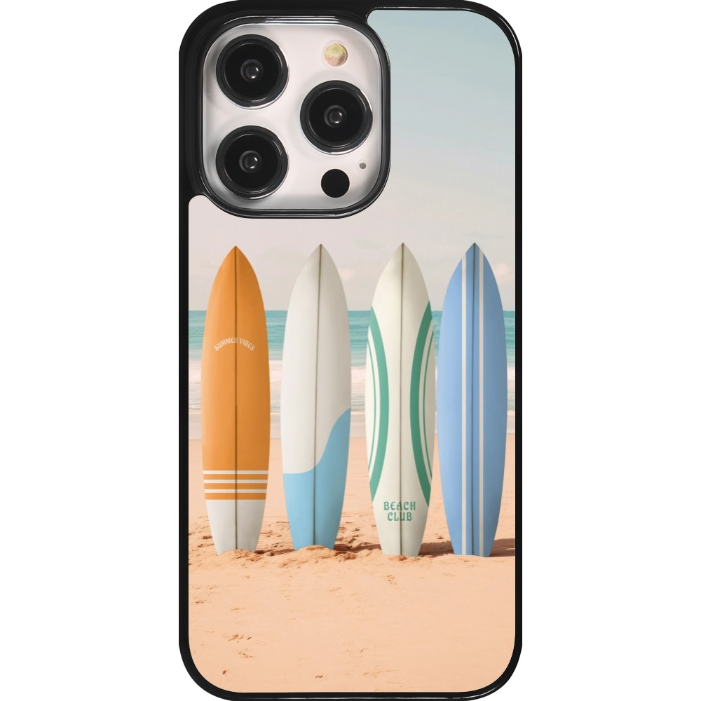Coque iPhone 14 Pro - Summer surfboard 2025