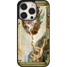 Coque iPhone 14 Pro - Tableau art - La Création d’Adam - Michel-Ange