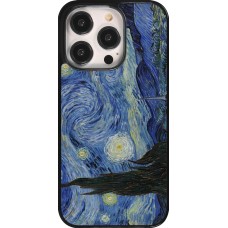 Coque iPhone 14 Pro - Tableau art - La Nuit étoilée - Van Gogh