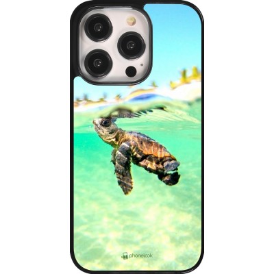 iPhone 14 Pro Case Hülle - Turtle Underwater
