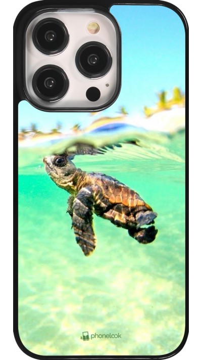 iPhone 14 Pro Case Hülle - Turtle Underwater