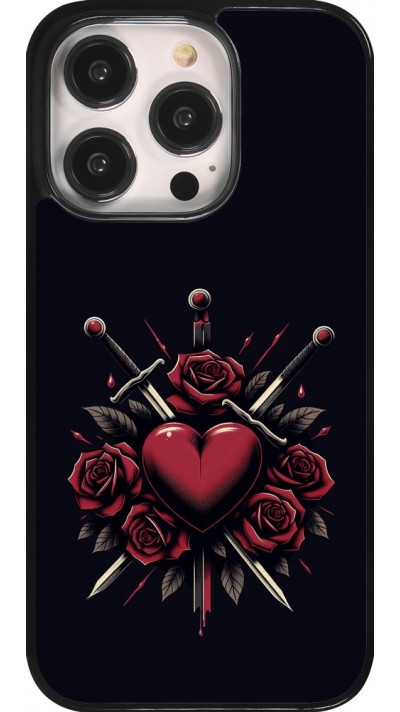 Coque iPhone 14 Pro - Valentine 2024 gothic love