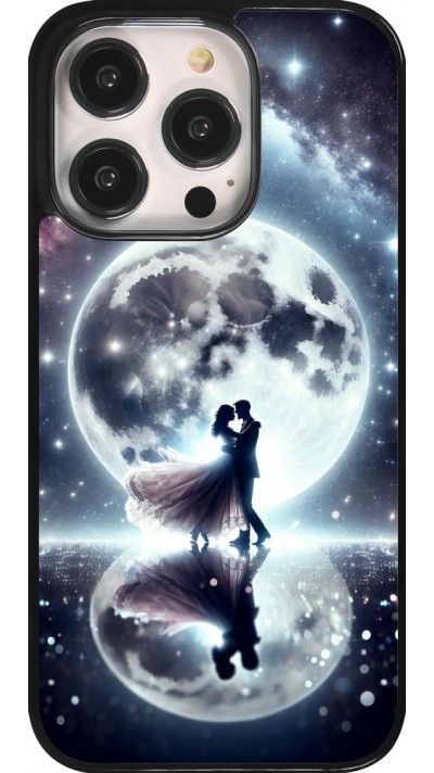 Coque iPhone 14 Pro - Valentine 2024 Love under the moon