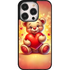 Coque iPhone 14 Pro - Valentine 2024 Teddy love