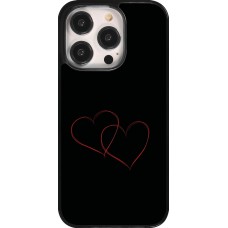 Coque iPhone 14 Pro - Valentine 2023 attached heart