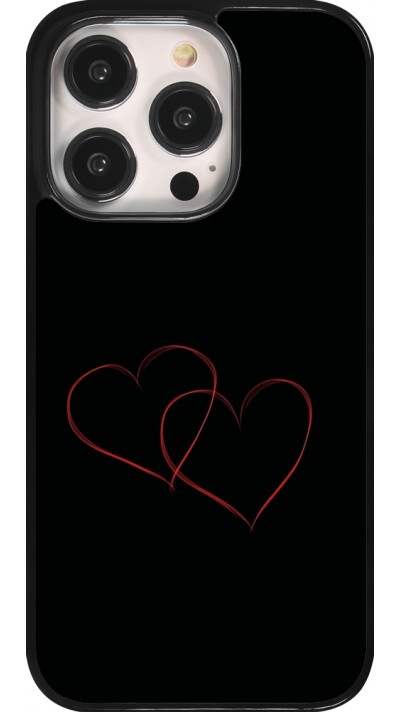 Coque iPhone 14 Pro - Valentine 2023 attached heart