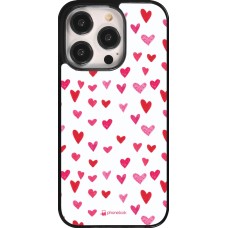 Coque iPhone 14 Pro - Valentine 2022 Many pink hearts