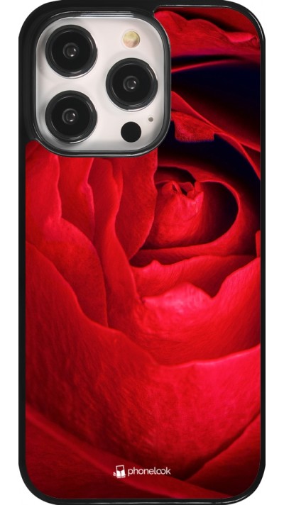 Coque iPhone 14 Pro - Valentine 2022 Rose