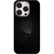 Coque iPhone 14 Pro - Valentine 2023 hands forever