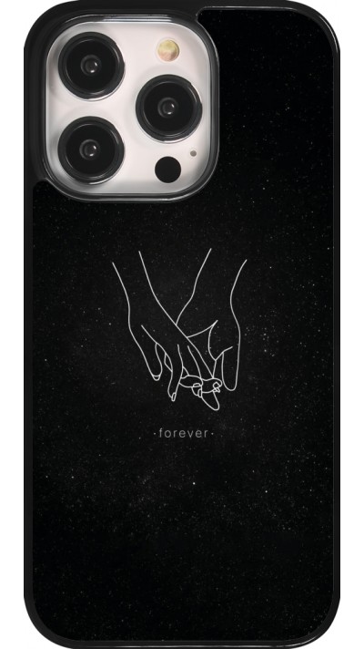 Coque iPhone 14 Pro - Valentine 2023 hands forever