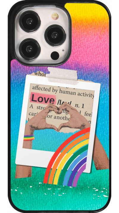 Coque iPhone 14 Pro - Valentine 2023 love is for everyone