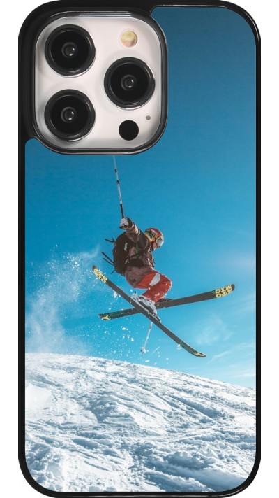 iPhone 14 Pro Case Hülle - Winter 22 Ski Jump