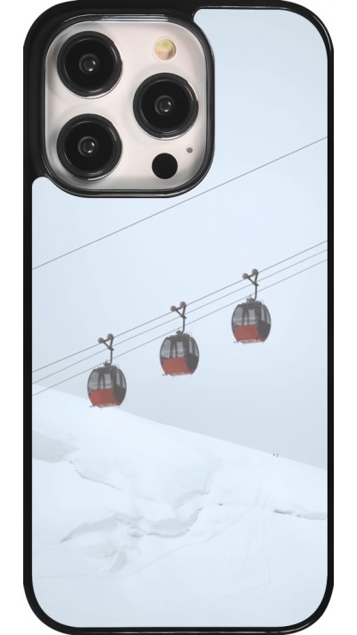 Coque iPhone 14 Pro - Winter 22 ski lift