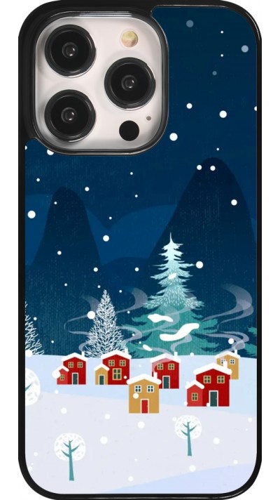Coque iPhone 14 Pro - Winter 22 Small Town