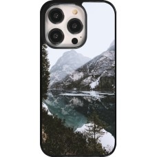 Coque iPhone 14 Pro - Winter 22 snowy mountain and lake