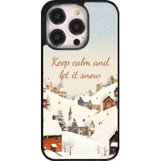 Coque iPhone 14 Pro - Winter 25 Winter Keep calm and let it snow