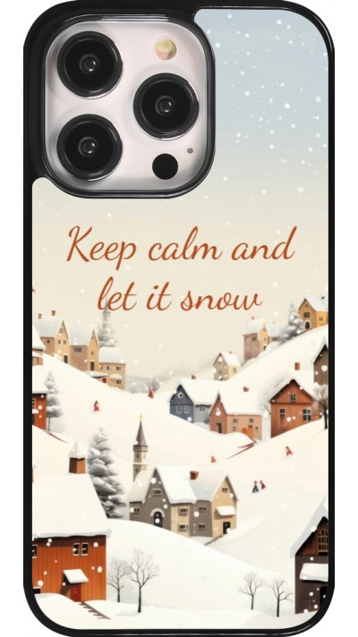 Coque iPhone 14 Pro - Winter 25 Winter Keep calm and let it snow