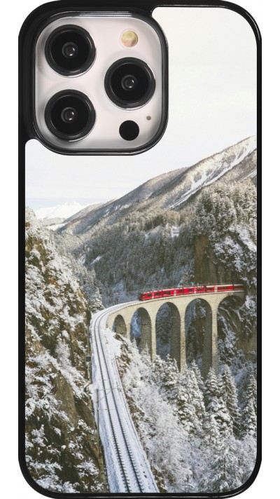 Coque iPhone 14 Pro - Winter 25 Winter polar express