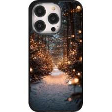Coque iPhone 14 Pro - Winter 25 Winter snowy road
