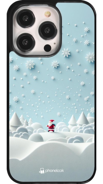 iPhone 14 Pro Case Hülle - Weihnachten 2023 Kleiner Vater Schneeflocke