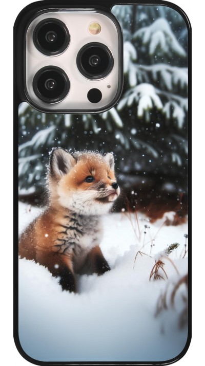 iPhone 14 Pro Case Hülle - Weihnachten 2023 Fuechslein Tanne