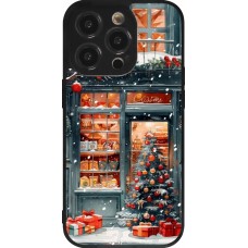 Coque iPhone 14 Pro - Silicone rigide noir Christmas 25 Xmas Shop