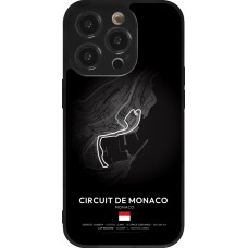 Coque iPhone 14 Pro - Silicone rigide noir F1 Track 2025 Monaco