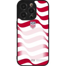 iPhone 14 Pro Case Hülle - Silikon schwarz Vereinigten Staaten 2026 personalisierbares Fussballtrikot