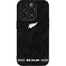 iPhone 14 Pro Case Hülle - Silikon schwarz Neuseeland 2026 personalisierbares Fussballtrikot
