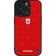 iPhone 14 Pro Case Hülle - Silikon schwarz Panama 2026 personalisierbares Fussballtrikot
