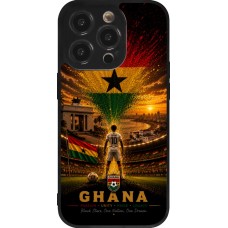 iPhone 14 Pro Case Hülle - Silikon schwarz Fussball Ghana splash 2026