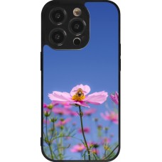 Coque iPhone 14 Pro - Silicone rigide noir Bee on a flower 2026