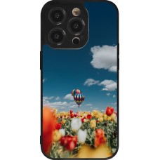 Coque iPhone 14 Pro - Silicone rigide noir Hot air balloon 2026