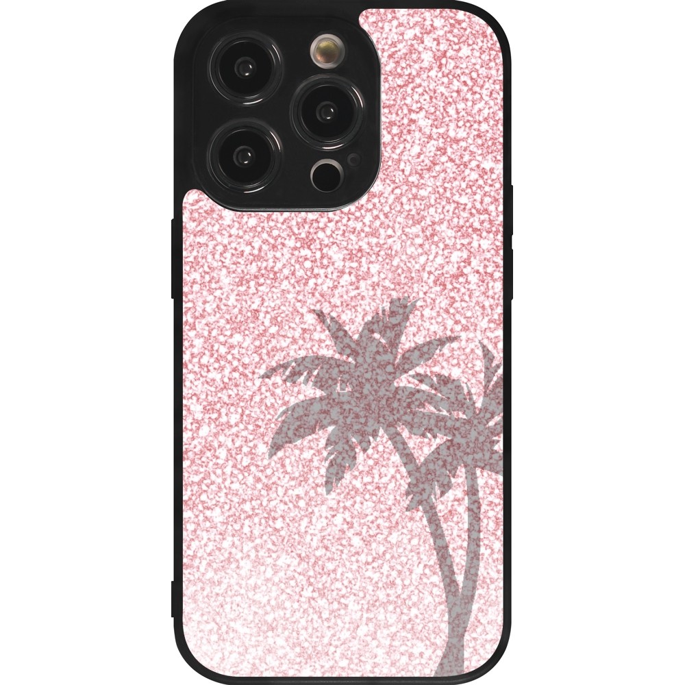 Coque iPhone 14 Pro - Silicone rigide noir Summer 2021 01