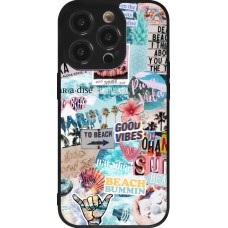 iPhone 14 Pro Case Hülle - Silikon schwarz Summer 20 collage