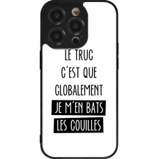iPhone 14 Pro Case Hülle - Silikon schwarz Le truc globalement bats les couilles