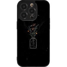 Coque iPhone 14 Pro - Silicone rigide noir Vase black