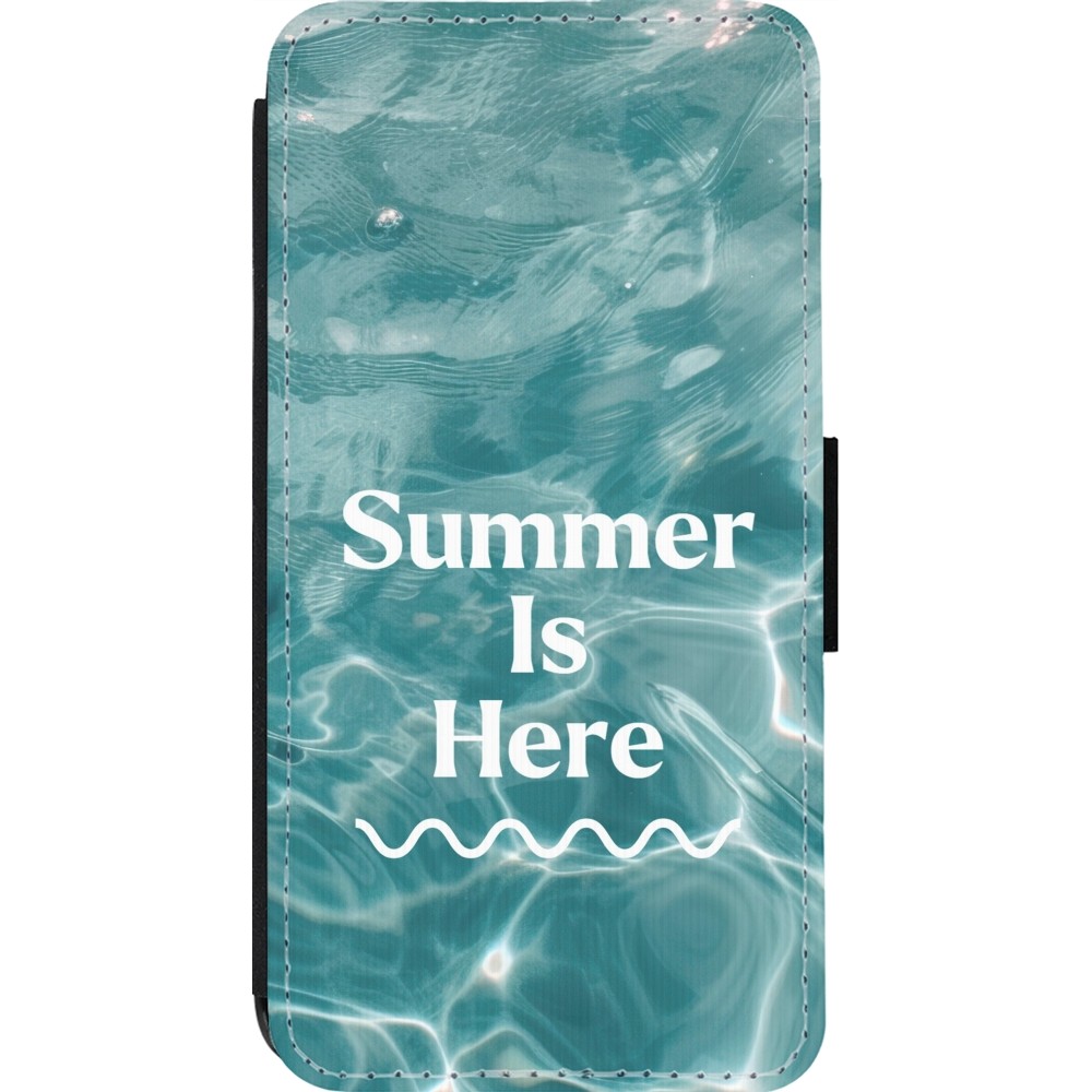 iPhone 14 Pro Case Hülle - Wallet schwarz Summer 2025 Summer is here