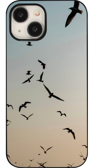 Coque iPhone 15 - Autumn 22 flying birds shadow