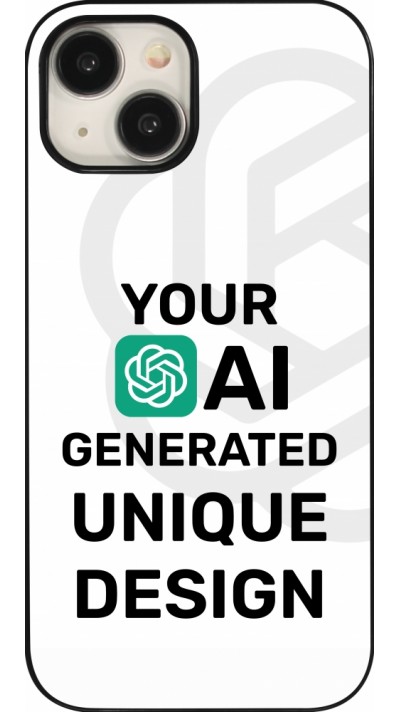 Coque iPhone 15 - 100% unique générée par intelligence artificielle (AI) avec vos idées