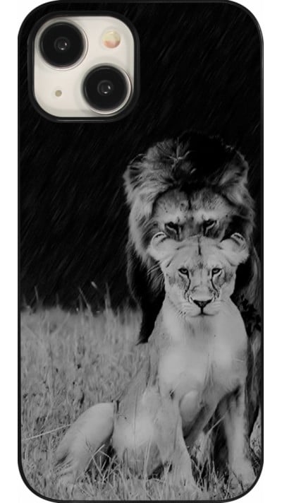 Coque iPhone 15 - Angry lions