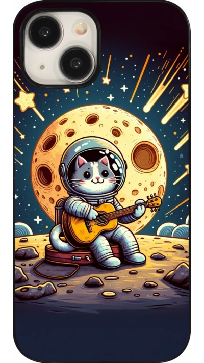 Coque iPhone 15 - AstroCat RockLune