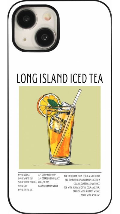 Coque iPhone 15 - Cocktail recette Long Island Ice Tea