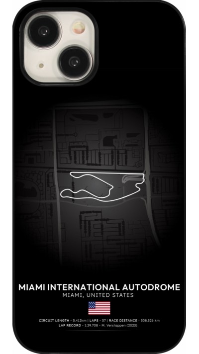 Coque iPhone 15 - F1 Track 2025 Miami