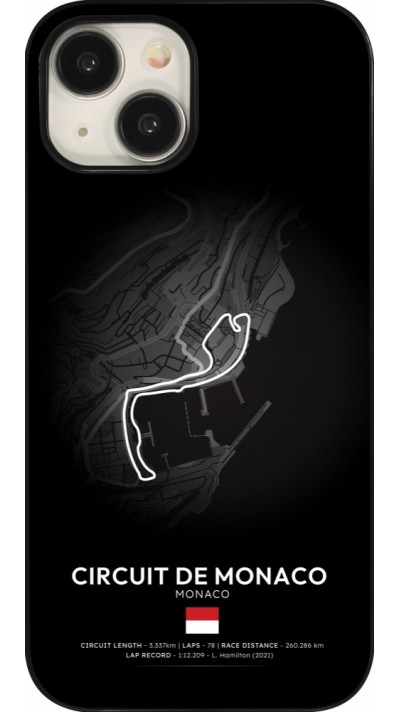 Coque iPhone 15 - F1 Track 2025 Monaco