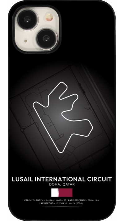 Coque iPhone 15 - F1 Track 2025 Qatar
